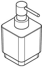 GROHE Selection Cube Seifenspender 40805 für Selection Cube Halter, 300 ml, Glas/Metall, chrom