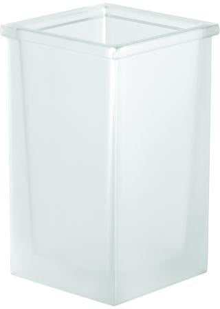 GROHE Ersatzglas 40583 für Toilettenbürste – Mattglas, passgenau für WC-Bürstengarnituren