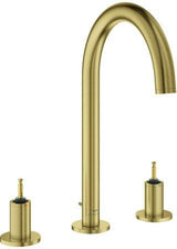 GROHE Atrio Private Collection 3-Loch Waschtischbatterie Chrom – Zweigriffig mit schwenkbarem Auslauf