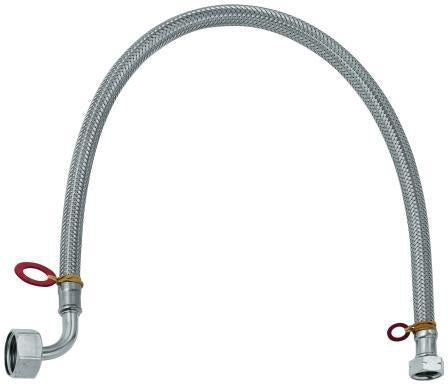 GROHE Druckschlauch 45417 flexibel M15x1 x 3/4 Zoll 500 mm chrom – Flexibler Anschlussschlauch