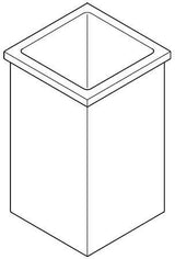 GROHE Ersatzglas 40583 für Toilettenbürste – Mattglas, passgenau für WC-Bürstengarnituren