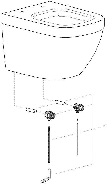 GROHE Euro Keramik Wand-Tiefspül-WC 49 cm alpinweiß, spülrandlos, 16er-Pack