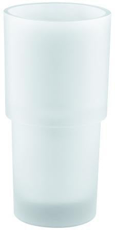 GROHE Ersatzglas 40952 für Toilettenbürstengarnitur – Mattglas, passgenau