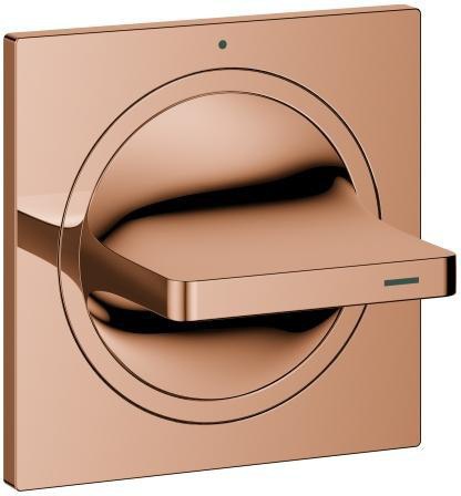 GROHE Allure Unterputzventil-Oberbau cool sunrise gebürstet – abschließbar, mit Rosette