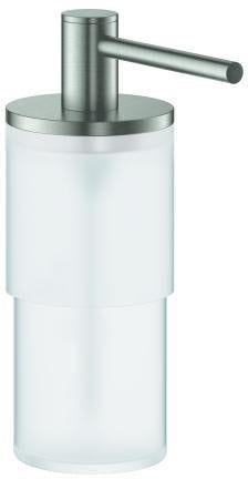 GROHE Seifenspender Allure/Atrio 40886 chrom – 160 ml Glasbehälter mit verchromter Pumpe