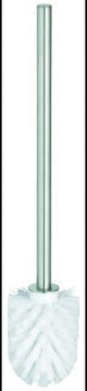 GROHE Essentials Ersatzbürste 40392 – WC-Bürste in Chrom mit weißem Bürstenkopf