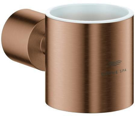 GROHE Atrio Halter für Glas oder Seifenspender – Chrom, Messing, verdeckte Befestigung