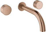 GROHE Atrio Private Collection 3-Loch-Waschtischbatterie Wandmontage Chrom mit Knopfbetätigung
