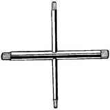 GROHE Kreuz-Riefenschlüssel 19053 – Montagewerkzeug für Ventilsitze, 4 Größen, LongLife Oberfläche