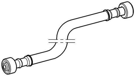 GROHE Anschlussschlauch 42233 für WC-Spülkasten 6-9 l – chrom