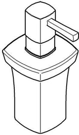 GROHE Seifenbehälter 40669 – Keramik mit verchromter Pumpe