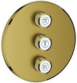 GROHE Grohtherm SmartControl 3-fach Unterputzventil Fertigmontageset rund warm sunset