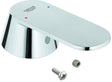 GROHE Hebel 46682 chrom – Armaturengriff mit rot/blauer Temperaturanzeige