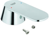 GROHE Hebel 46682 chrom – Armaturengriff mit rot/blauer Temperaturanzeige