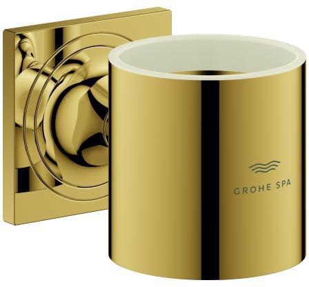 GROHE Allure Halter für Glas oder Seifenspender – Metall, verdeckte Befestigung, cool sunrise geb.