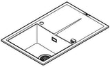 GROHE K400 Kompositspüle 1 Becken 780x500mm mit Abtropffläche granit schwarz