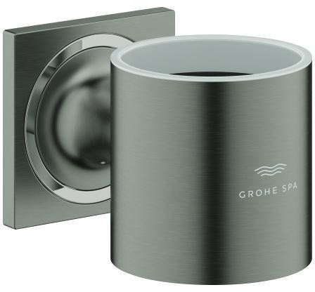 GROHE Allure Halter für Glas oder Seifenspender – Metall, verdeckte Befestigung, cool sunrise geb.