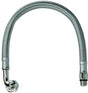 GROHE Druckschlauch 45461 flexibel M12x1 x 1 Zoll x 3/8 Zoll chrom