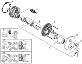 GROHE Plus Einhandbatterie Fertigmontageset 3-Wege-Umstellung Chrom
