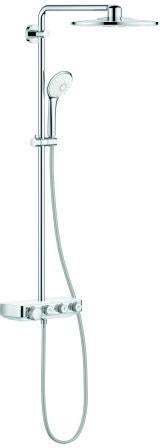 GROHE Euphoria SmartControl 310 Duo Duschsystem mit Thermostatbatterie, chrom – 2 Strahlarten, CoolTouch