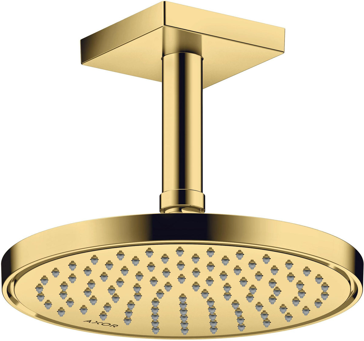 AXOR Kopfbrause 220 1jet chrom – Rain-Strahl, 220 mm, Wand- oder Deckenmontage