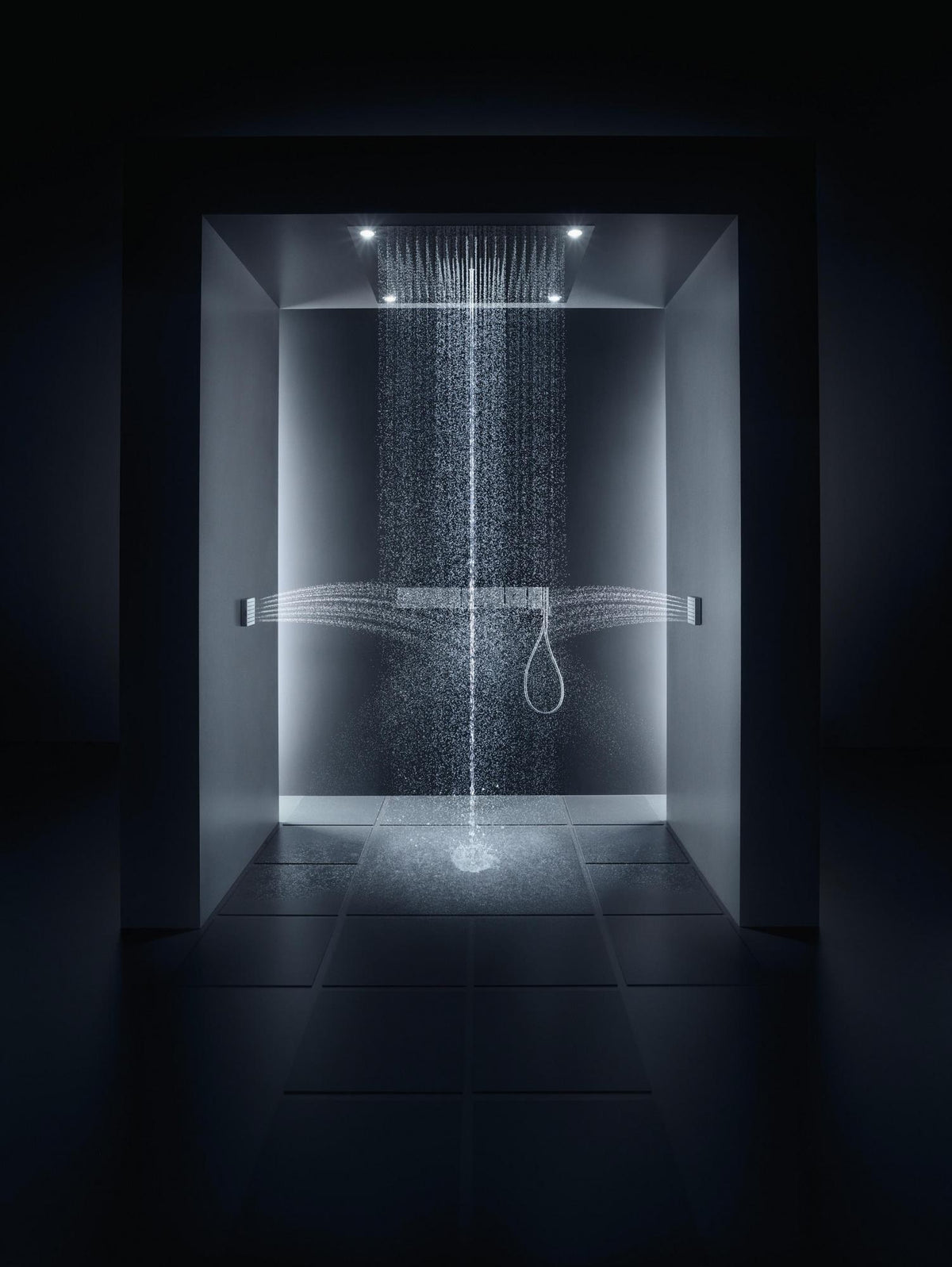 AXOR STARCK SHOWERCOLLECTION Brausemodul DN 15 12x12 chrom – Rain Strahl, 5-fach verstellbar