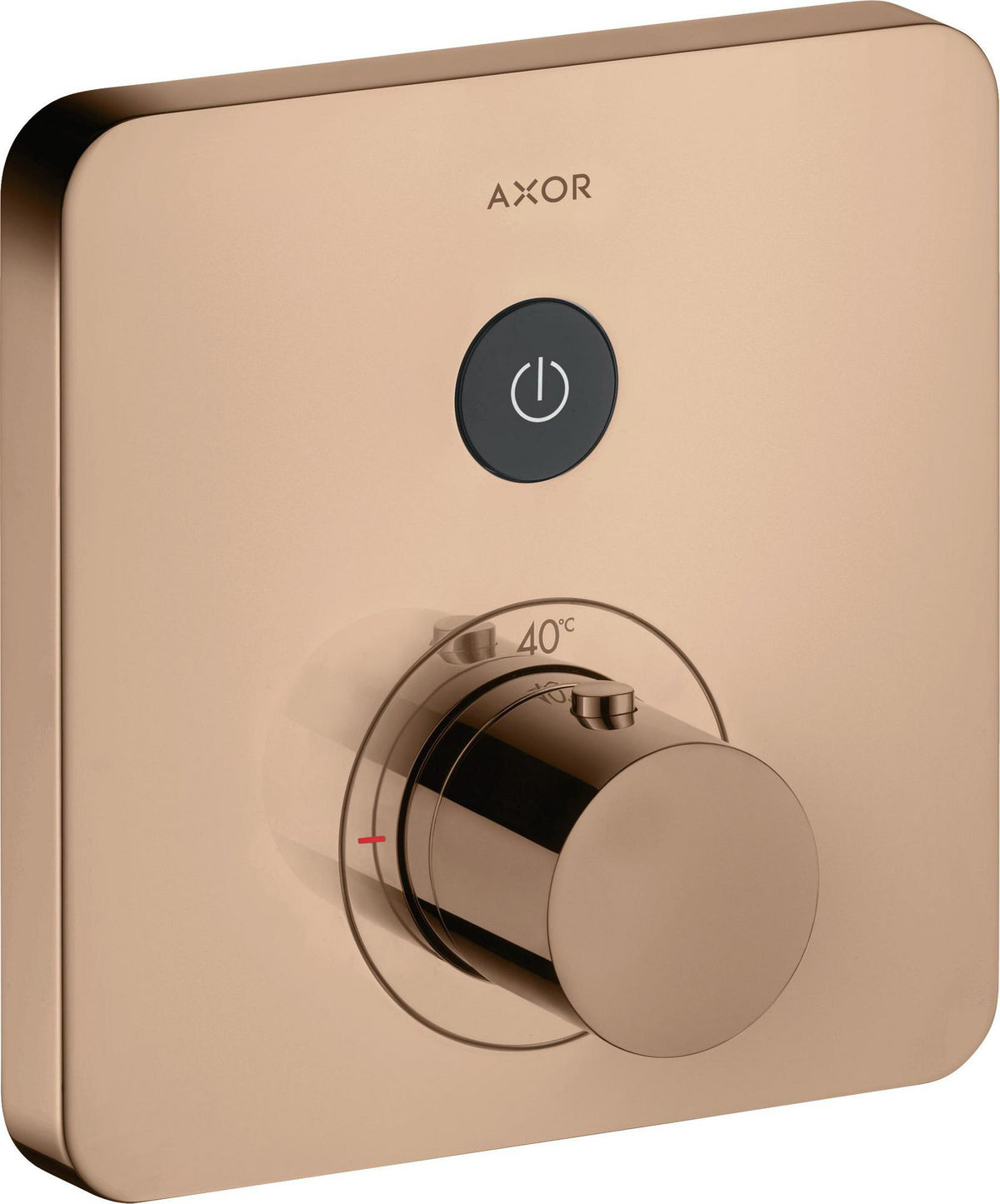 AXOR ShowerSelect Soft Thermostatbatterie für 1 Verbraucher – Unterputz, Chrom, Select-Button