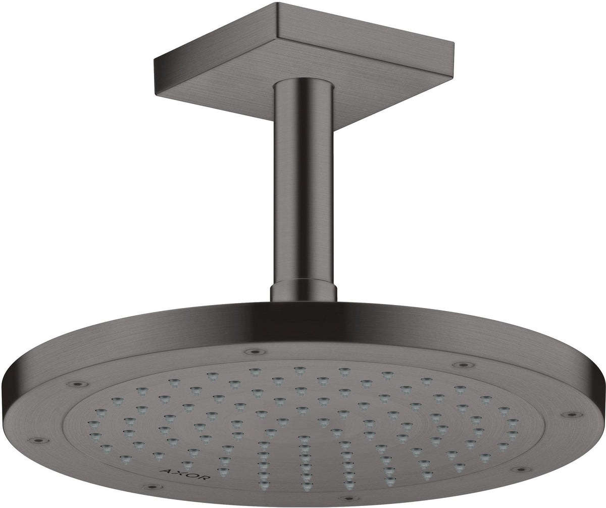 AXOR Decken-Anschlussstück 100 mm DN 15 eckig in Edelstahl-Optik von Hansgrohe