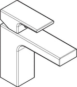 Hansgrohe VERNIS Shape 100 Einhebel-Waschtischmischer mit Zugstangen-Ablaufgarnitur, chrom