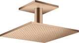 AXOR Kopfbrause 300/300 2jet Deckenmontage Chrom – PowderRain & Intense PowderRain