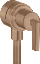 AXOR Citterio FIXFIT Schlauchanschluss DN 15 mit Absperrventil und Hebelgriff in Chrom