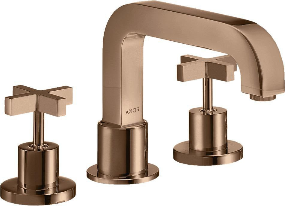 AXOR CITTERIO 3-Loch-Wannenrandarmatur DN 15 – thermostatisch, Kreuzgriffe, chrom