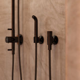 AXOR One Gießrohrset chrom – Hansgrohe Brausehalter & Textilschlauch 2000 mm