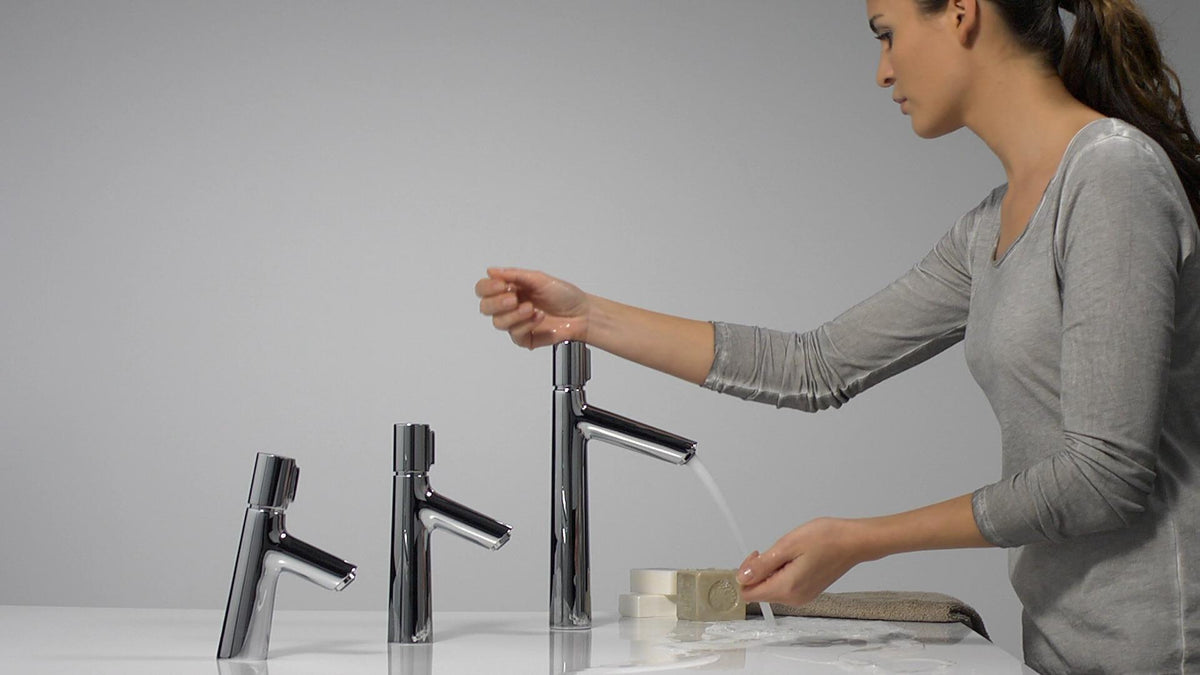 HANSGROHE Talis Select S Einhebel-Waschtischmischer 190 mit Zugstangen-Ablaufgarnitur, chrom