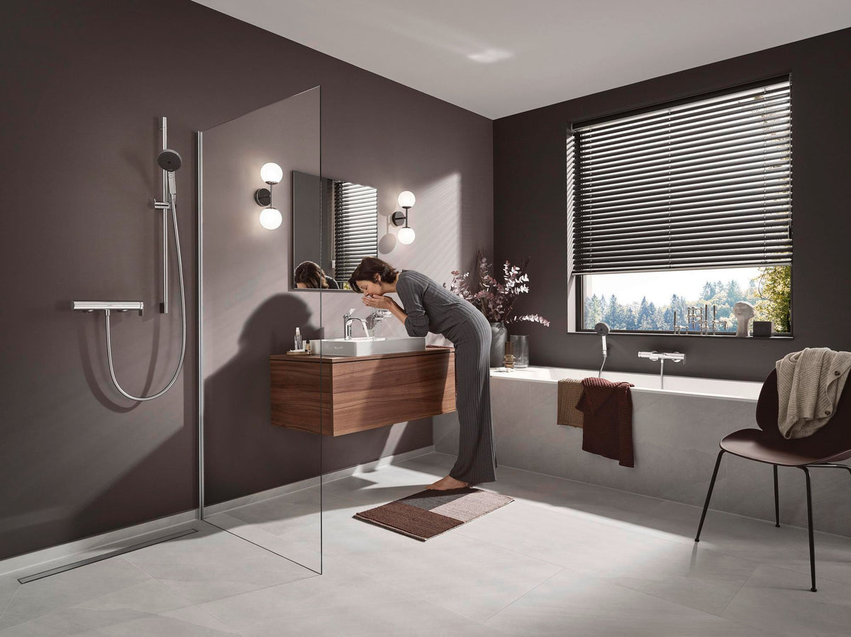 HANSGROHE Vivenis Einhebel-Waschtischmischer 110 mm mit Zugstangen-Ablaufgarnitur chrom