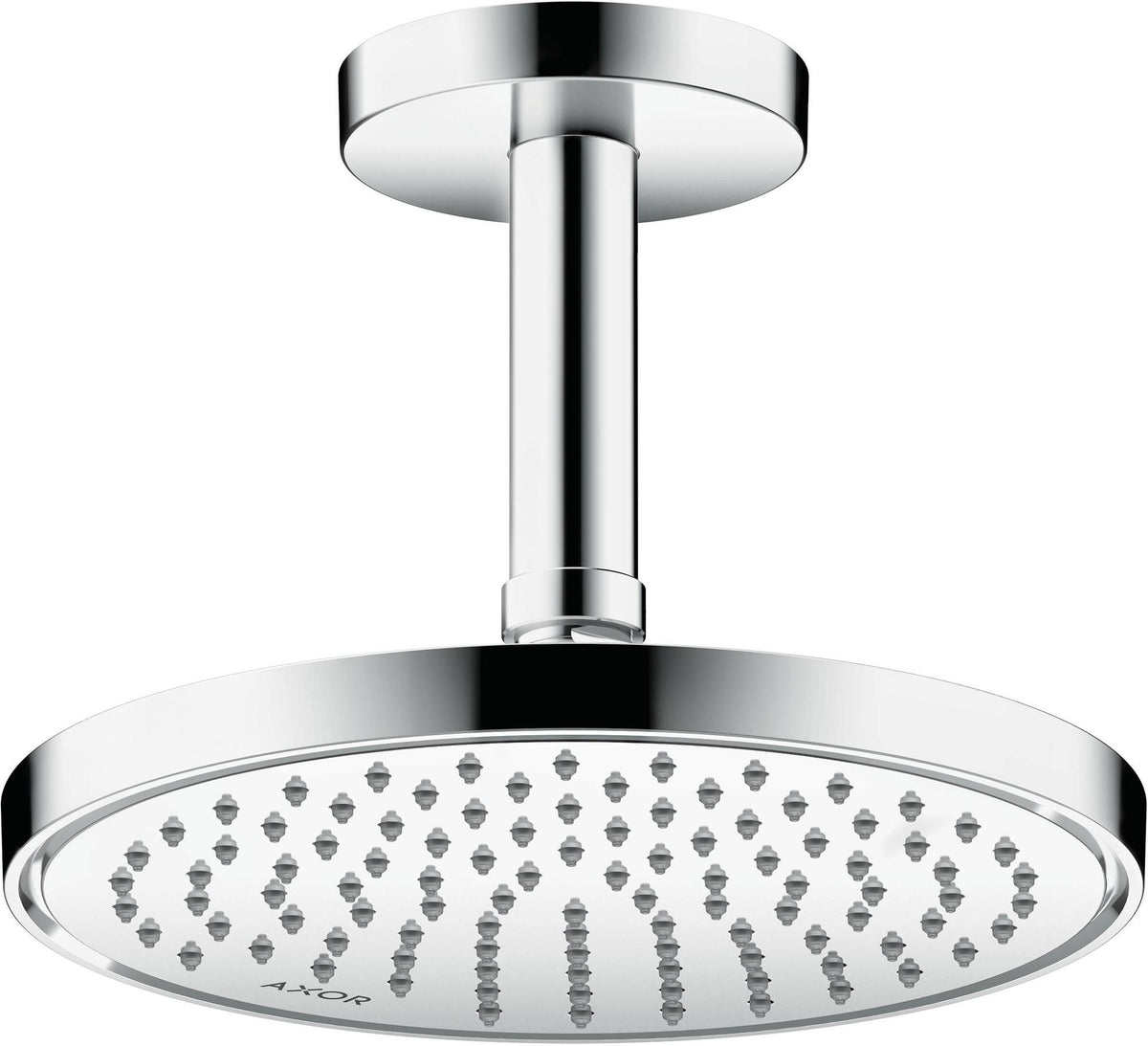 AXOR Kopfbrause 220 1jet chrom – Rain-Strahl, 220 mm, Wand- oder Deckenmontage