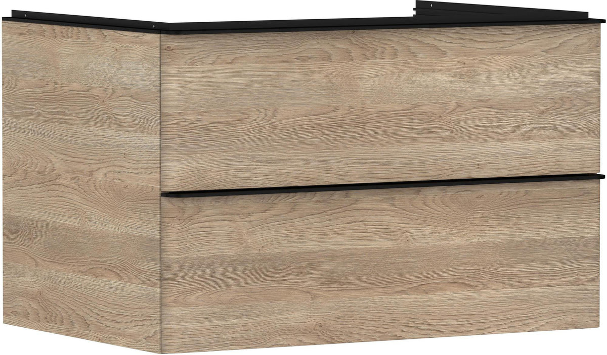 HANSGROHE Waschtischunterschrank Xelu Q 780 mm weiß hochglanz mit SoftClose und Inneneinteilung