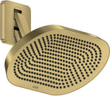 AXOR ShowerSphere 2jet Kopfbrause 370x220 mm mit beweglichem Brausearm – PowderRain & Rain Strahl