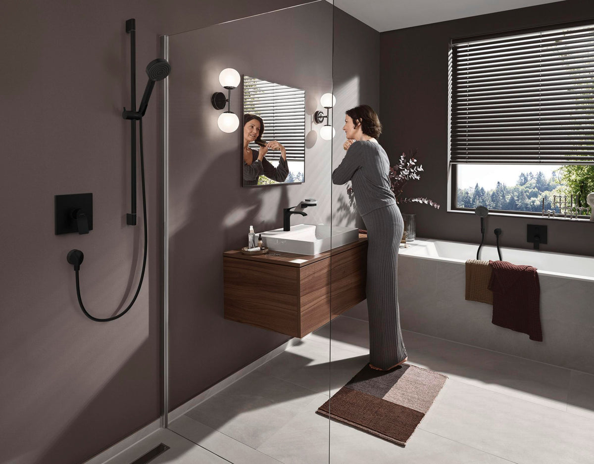 HANSGROHE Vivenis Einhebel-Waschtischmischer 110 mm mit Zugstangen-Ablaufgarnitur chrom