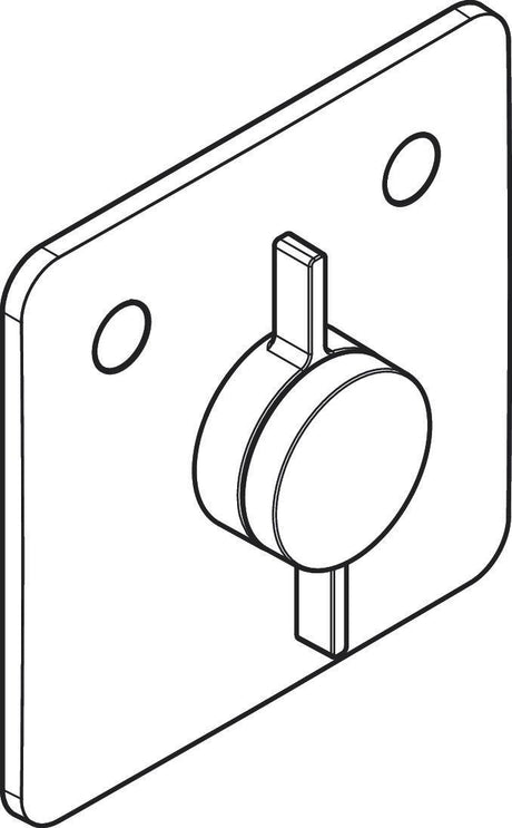 HANSGROHE Mischer DuoTurn Q Unterputz, 2 Verbraucher, chrom – Thermostatische Temperaturregelung