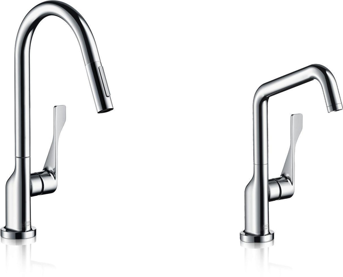AXOR CITTERIO Einhebel-Spültischmischer DN 15 Chrom – ComfortZone 260 & 3-stufiger Schwenkauslauf