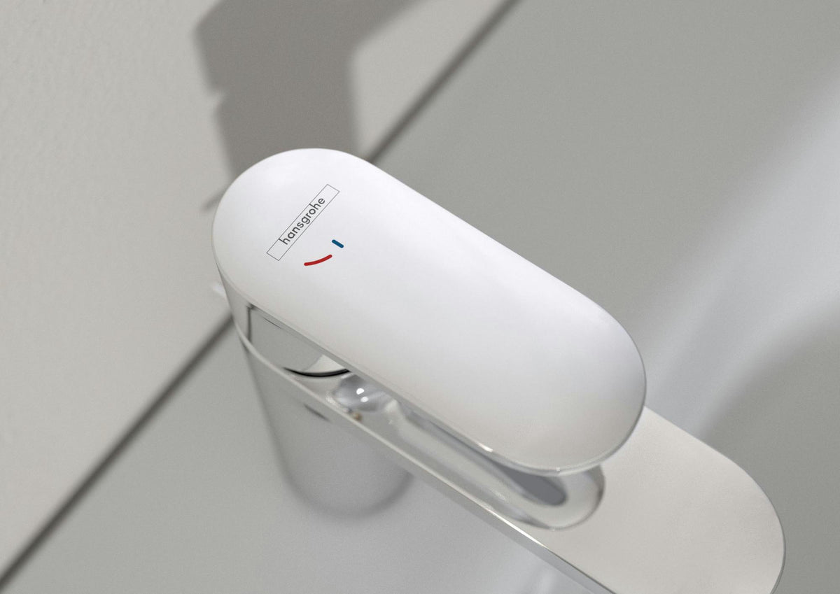 Hansgrohe Vernis Blend 100 Einhebel-Waschtischmischer mit Zugstangen-Ablaufgarnitur, chrom