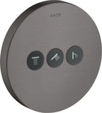 sonstige / brushed black chrome
