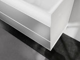 HANSGROHE Xevolos E Waschtischunterschrank 980 mm Eiche Dunkel Mattweiß mit PushOpen und SoftClose