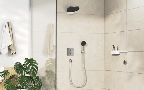 HANSGROHE Mischer DuoTurn Q Unterputz, 2 Verbraucher, chrom – Thermostatische Temperaturregelung