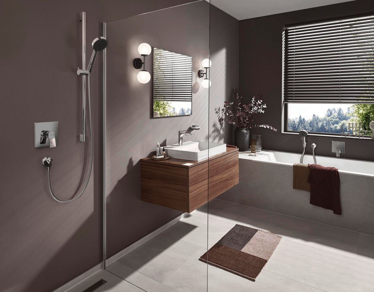 HANSGROHE Vivenis Einhebel-Waschtischmischer 110 mm mit Zugstangen-Ablaufgarnitur chrom