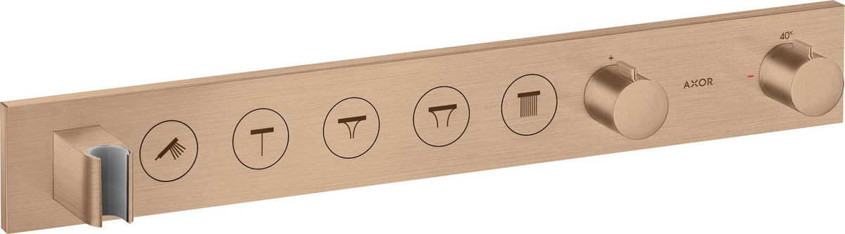 AXOR ShowerSolutions Select Thermostatmodul 670/90 für 5 Verbraucher – Chrom
