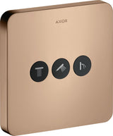 AXOR ShowerSelect Soft Ventil für 3 Verbraucher – Unterputz-Einbauteil in Chrom