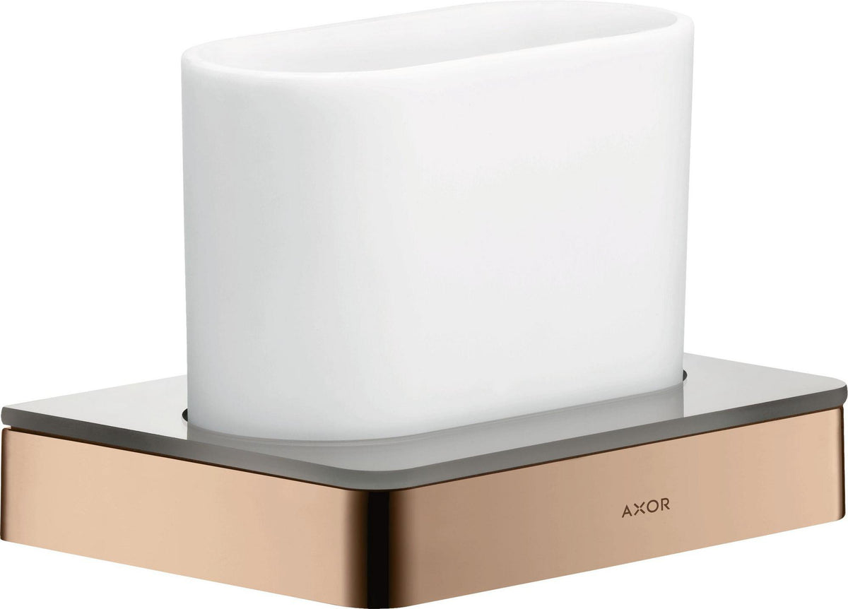 AXOR Universal Softsquare Zahnputzbecher Wandmontage Chrom von Hansgrohe