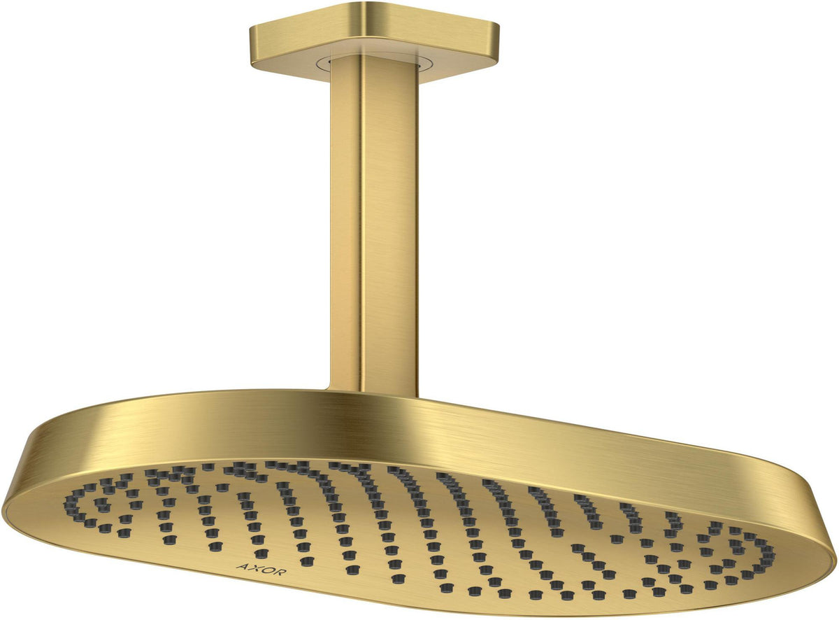 AXOR ShowerSphere 1jet Kopfbrause 370 x 220 mm mit Deckenanschluss – Rain FlexPower, QuickClean+
